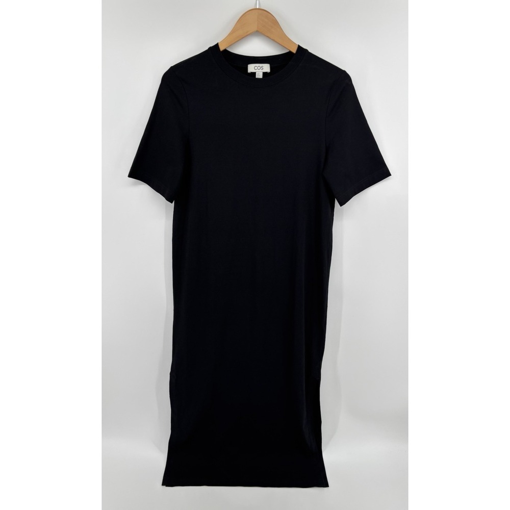 NWOT COS Maxi T-Shirt Dress Women's Sz XS Short Sleeve Quiet Luxury Preppy